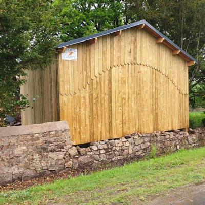 Rénovation d'un hangar à Pluzunet